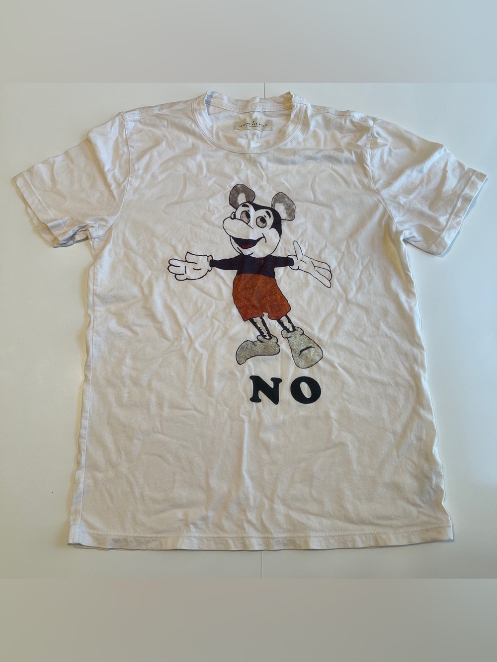 Imogene + Willie Graphic Mouse “No” Tee XXS